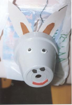 Schnurhalter Esel