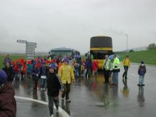 Abschiednehmen beim Tor in Oberglatt und Heimweg