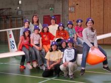Nathalie Martina Flavia Nadine Rahel Valentina Stefanie Andrea Natasha Stephanie Sheril mit Heidi und Marianne