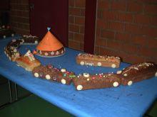 Zirkusstadt aus feinen Kuchen