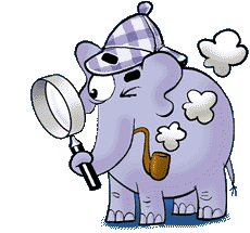 Aniemierter Elefant