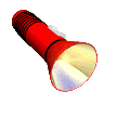rote Taschenlampe