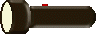 schwarze Taschenlampe